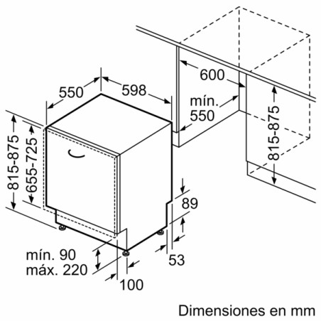 LAVAVAJILLAS BOSCH SMV4HVX03E