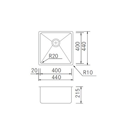CUBETA FRECAN SLIM C40 REF:30504