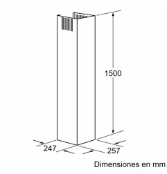 PROLONGACION TUBO BSH DHZ1235
