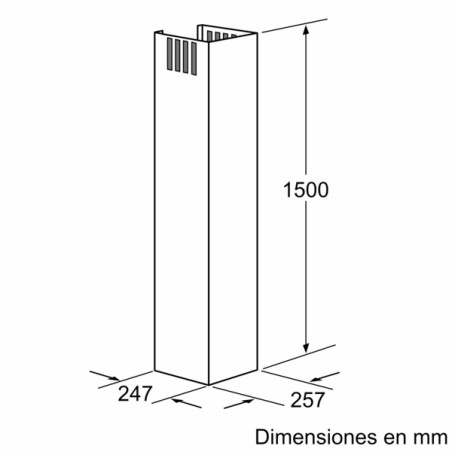 PROLONGACION TUBO BSH DHZ1235